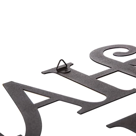 Glitzhome® Black Metal Happy Halloween Wall Sign 5 Glitzhome® Black Metal Happy Halloween Wall Sign - Image 5