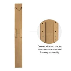 Glitzhome® Orange & Black Wooden Trick Or Treat Porch Sign -Halloween Decor Shop D227698S 6