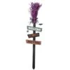 33" Witch’s Broom Garden Stake 12 33" Witch’s Broom Garden Stake -Halloween Decor Shop D250012S 1