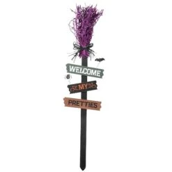 33" Witch’s Broom Garden Stake