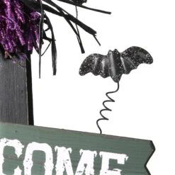 33" Witch’s Broom Garden Stake -Halloween Decor Shop D250012S 4