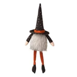 Glitzhome® 20" Halloween Fabric Gnome Sitter Décor -Halloween Decor Shop D250341S 6