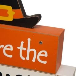 Glitzhome® 12" Halloween Wooden Lighted Word Block Table Décor 13 Glitzhome® 12" Halloween Wooden Lighted Word Block Table Décor -Halloween Decor Shop D250343S 5