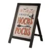 Glitzhome® Halloween Wooden Standing Easel Sign Décor 19 Glitzhome® Halloween Wooden Standing Easel Sign Décor -Halloween Decor Shop D250346S 1