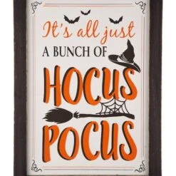 Glitzhome® Halloween Wooden Standing Easel Sign Décor 12 Glitzhome® Halloween Wooden Standing Easel Sign Décor -Halloween Decor Shop D250346S 4