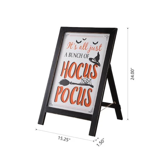 Glitzhome® Halloween Wooden Standing Easel Sign Décor 8 Glitzhome® Halloween Wooden Standing Easel Sign Décor - Image 8