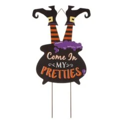 32" Glitzhome® Halloween Witch Yard Stake