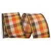 The Ribbon Roll 2.5" X 10yd. Wired Country Field Tonal Plaid Ribbon 4 The Ribbon Roll 2.5" X 10yd. Wired Country Field Tonal Plaid Ribbon -Halloween Decor Shop D380873S 1
