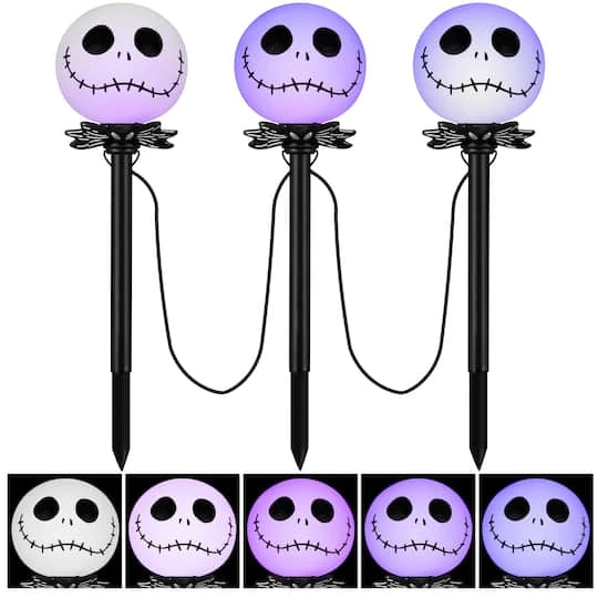 Nightmare Before Christmas Halloween Lightshow Pathway Light Set 1 Nightmare Before Christmas Halloween Lightshow Pathway Light Set