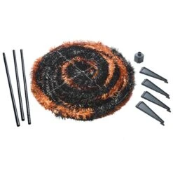 7.5ft. Unlit Orange & Black Pop-Up Artificial Halloween Tree 11 7.5ft. Unlit Orange & Black Pop-Up Artificial Halloween Tree -Halloween Decor Shop D400418S 15