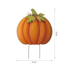 Glitzhome® 39" Fall Pumpkin Metal Yard Stake Or Standing Décor 21 Glitzhome® 39" Fall Pumpkin Metal Yard Stake Or Standing Décor -Halloween Decor Shop D401504S 4