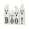 Glitzhome® 12" Ghost Halloween Wooden Table Decor 10 Glitzhome® 12" Ghost Halloween Wooden Table Decor -Halloween Decor Shop D403314S 1