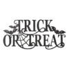 Glitzhome® 24" Metal Halloween TRICK OR TREAT Wall Sign 12 Glitzhome® 24" Metal Halloween TRICK OR TREAT Wall Sign -Halloween Decor Shop D403316S 1