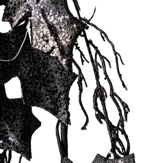 Glitzhome® 6ft. Lighted Halloween Bat Garland 7 Glitzhome® 6ft. Lighted Halloween Bat Garland - Image 7