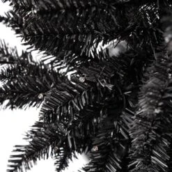 4ft. Pre-Lit Black Artificial Halloween Tree, LED Orange Lights 15 4ft. Pre-Lit Black Artificial Halloween Tree, LED Orange Lights -Halloween Decor Shop D403323S 6