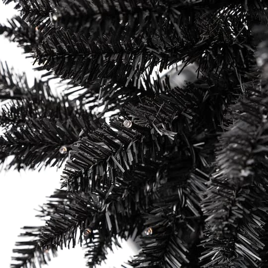 4ft. Pre-Lit Black Artificial Halloween Tree, LED Orange Lights 7 4ft. Pre-Lit Black Artificial Halloween Tree, LED Orange Lights - Image 7