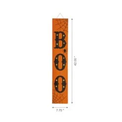 Glitzhome® 42" Lighted Halloween BOO Porch Sign 12 Glitzhome® 42" Lighted Halloween BOO Porch Sign -Halloween Decor Shop D403324S 3