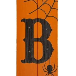 Glitzhome® 42" Lighted Halloween BOO Porch Sign 16 Glitzhome® 42" Lighted Halloween BOO Porch Sign -Halloween Decor Shop D403324S 7