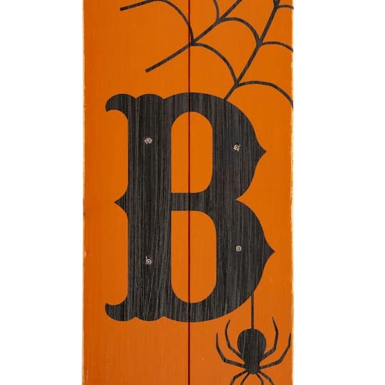 Glitzhome® 42" Lighted Halloween BOO Porch Sign 8 Glitzhome® 42" Lighted Halloween BOO Porch Sign - Image 8