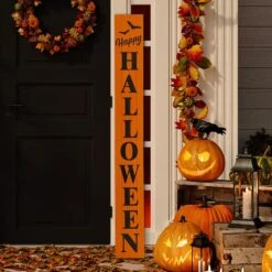Glitzhome® 60" Happy Halloween Porch Sign 12 Glitzhome® 60" Happy Halloween Porch Sign -Halloween Decor Shop D403325S 3