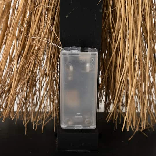 Glitzhome® 42" Lighted Halloween Witch's Broom Porch Décor With Timer 9 Glitzhome® 42" Lighted Halloween Witch's Broom Porch Décor With Timer - Image 9