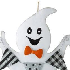 Glitzhome® 32" Lighted Metal Halloween Ghost Yard Stake 14 Glitzhome® 32" Lighted Metal Halloween Ghost Yard Stake -Halloween Decor Shop D403335S 5