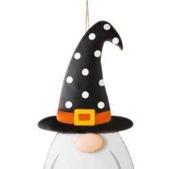 Glitzhome® 36" Metal Halloween Gnome Yard Stake -Halloween Decor Shop D403336S 5