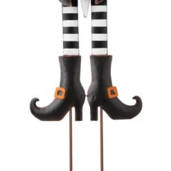 Glitzhome® 36" Metal Halloween Gnome Yard Stake -Halloween Decor Shop D403336S 7