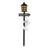 Glitzhome® 42" Lighted Halloween Haunted House Yard Stake -Halloween Decor Shop D403337S 1