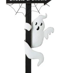 Glitzhome® 42" Lighted Halloween Haunted House Yard Stake 14 Glitzhome® 42" Lighted Halloween Haunted House Yard Stake -Halloween Decor Shop D403337S 6