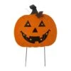 Glitzhome® 30" Orange Lighted Metal Halloween Pumpkin Yard Stake 10 Glitzhome® 30" Orange Lighted Metal Halloween Pumpkin Yard Stake -Halloween Decor Shop D403339S 1