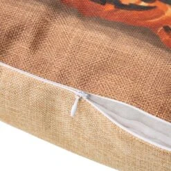 Glitzhome® Faux Burlap Happy Halloween Pumpkin Pillow 14 Glitzhome® Faux Burlap Happy Halloween Pumpkin Pillow -Halloween Decor Shop D403340S 6