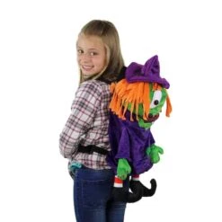Northlight 23" Purple & Green Witch Child Trick Or Treat Halloween Bag -Halloween Decor Shop D406181S 3