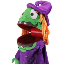 Northlight 23" Purple & Green Witch Child Trick Or Treat Halloween Bag -Halloween Decor Shop D406181S 4