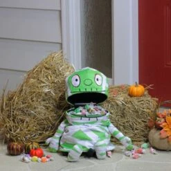 Northlight 20" Musical Animated Mummy Child Halloween Trick Or Treat Bag 12 Northlight 20" Musical Animated Mummy Child Halloween Trick Or Treat Bag -Halloween Decor Shop D406183S 5