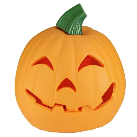 Northlight 9.75" Orange Animated Double-Sided Pumpkin Halloween Décor 3 Northlight 9.75" Orange Animated Double-Sided Pumpkin Halloween Décor - Image 3