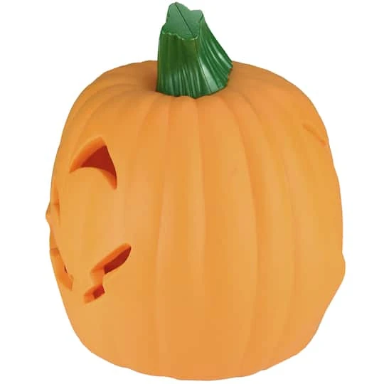 Northlight 9.75" Orange Animated Double-Sided Pumpkin Halloween Décor 4 Northlight 9.75" Orange Animated Double-Sided Pumpkin Halloween Décor - Image 4