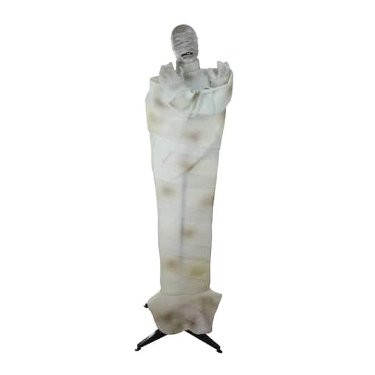 Northlight 5ft. Pre-Lit White & Brown Animated Mummy With Glowing Eyes Halloween Décor 1 Northlight 5ft. Pre-Lit White & Brown Animated Mummy With Glowing Eyes Halloween Décor