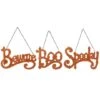 Northlight Orange Boo Spooky & Beware Hanging Halloween Decorations 13 Northlight Orange Boo Spooky & Beware Hanging Halloween Decorations -Halloween Decor Shop D406208S 1