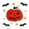 Northlight Jack-O-Lantern & Bat Halloween Gel Window Clings 17 Northlight Jack-O-Lantern & Bat Halloween Gel Window Clings -Halloween Decor Shop D406214S 1