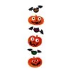 Northlight Glittered Jack-O-Lantern & Bats Halloween Gel Window Clings -Halloween Decor Shop D406216S 1