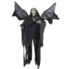 Northlight 66" Pre-Lit Black & Red Sonic Skeletal Reaper With Wings Halloween Décor 9 Northlight 66" Pre-Lit Black & Red Sonic Skeletal Reaper With Wings Halloween Décor -Halloween Decor Shop D406226S 1