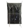 Northlight 41" Pre-Lit Black & Gray Ghostly Window With Tattered Curtain Halloween Decoration