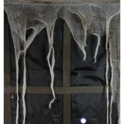 Northlight 41" Pre-Lit Black & Gray Ghostly Window With Tattered Curtain Halloween Decoration 6 Northlight 41" Pre-Lit Black & Gray Ghostly Window With Tattered Curtain Halloween Decoration -Halloween Decor Shop D406228S 2