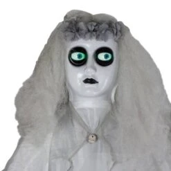 Northlight 6ft. Lighted & Animated Ghost Bride Halloween Decoration -Halloween Decor Shop D406231S 2