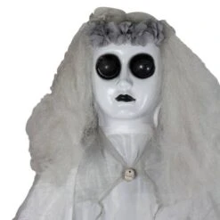 Northlight 6ft. Lighted & Animated Ghost Bride Halloween Decoration -Halloween Decor Shop D406231S 3