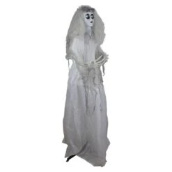 Northlight 6ft. Lighted & Animated Ghost Bride Halloween Decoration -Halloween Decor Shop D406231S 4