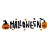 Northlight Black & Orange Halloween Gel Window Clings -Halloween Decor Shop D406235S 1