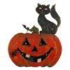 Northlight 14" Lighted Orange & Black Smiling Pumpkin Halloween Tabletop Decor 4 Northlight 14" Lighted Orange & Black Smiling Pumpkin Halloween Tabletop Decor -Halloween Decor Shop D406236S 1