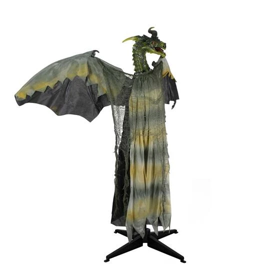 Northlight 39" Lighted & Animated Dragon Halloween Decoration 5 Northlight 39" Lighted & Animated Dragon Halloween Decoration - Image 5